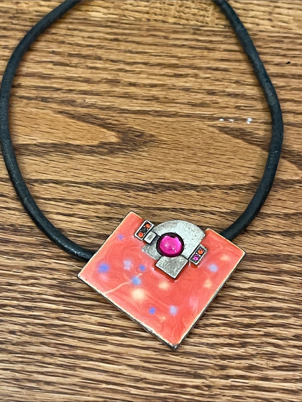vintage Chico's modernist pendant necklace